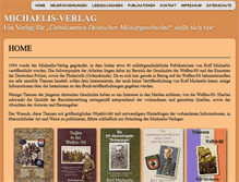 Tablet Screenshot of michaelis-verlag.de